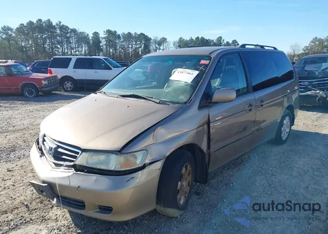 2004 Honda Odyssey Ex-L Res from USA, damaged, VIN 5FNRL18074B073706